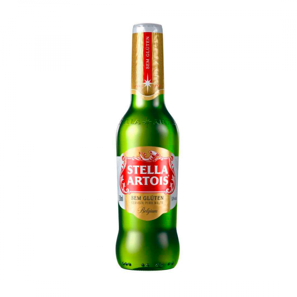 Cerveja Stella Artois sem glúten long neck  