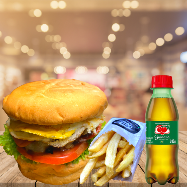 Combo Eggs (X Eggs+ Fritas E Guaraná 200ml) 