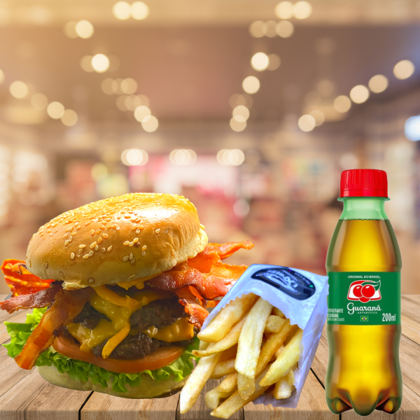 Combo Mostro (Insano + Fritas E Guaraná 200ml)