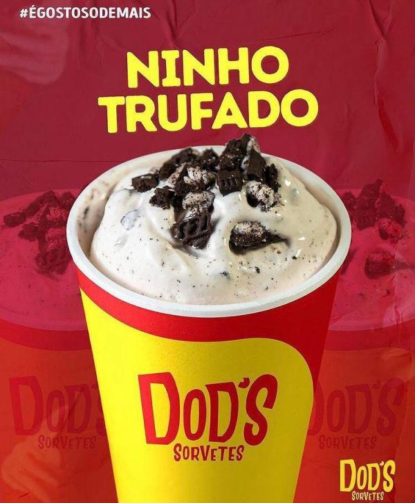 Sorvete de Leite Ninho Trufado com Negresco