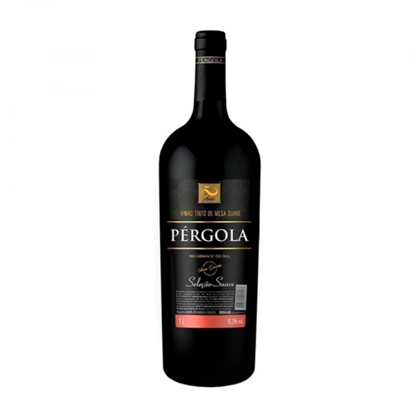 Vinho Pergola tinto suave 1l